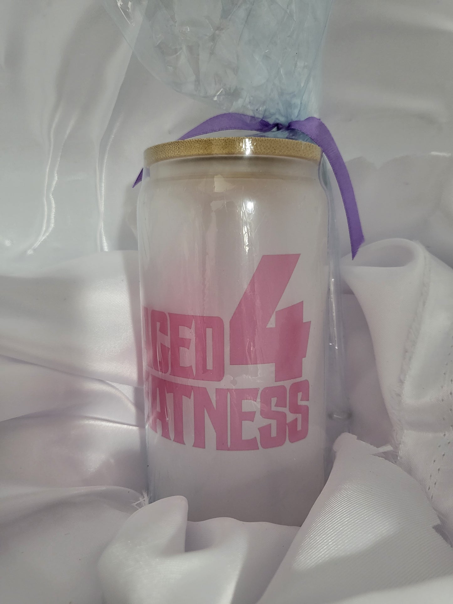 16 oz Frosted Glass Tumbler